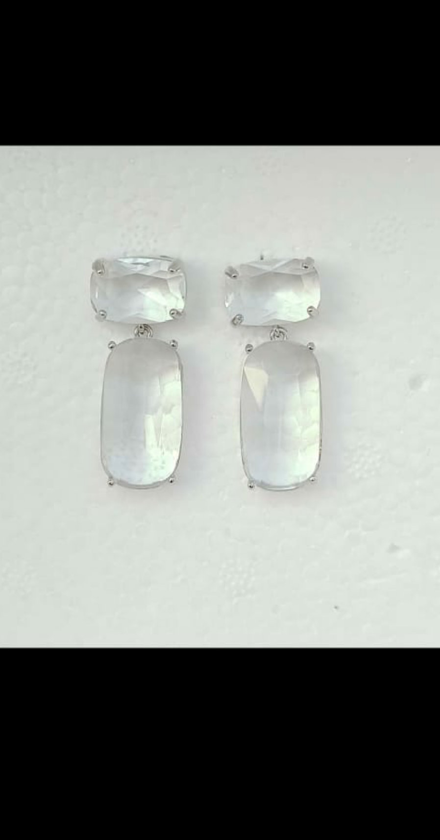 Original studs with transparent original stone \£¢-32