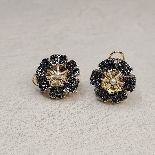 Gold polish studs with original stone, original judao work/mnt-98